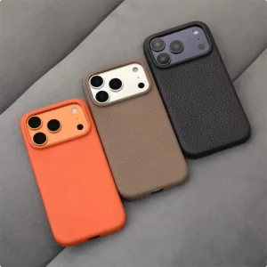 Luxury Leather Texture Phone Case for iPhone