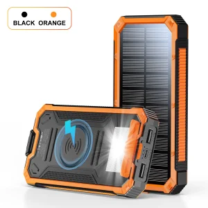 Solar Power Bank Wireless Charger 20,000mAh