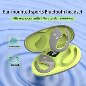 Bone Conduction Bluetooth Headset IPX5 Waterproof Earbuds