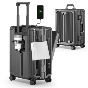 Airline Approved 22 inch Carry On with Front Open Laptop Compartment